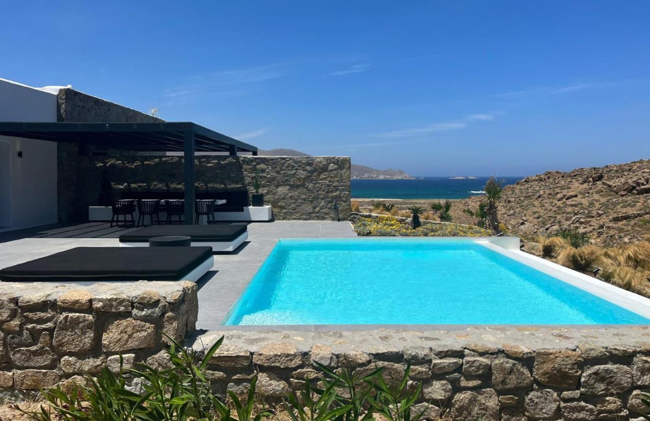 Black And White Villas Ftelia - Mykonos Mykonos Town Exteriör bild