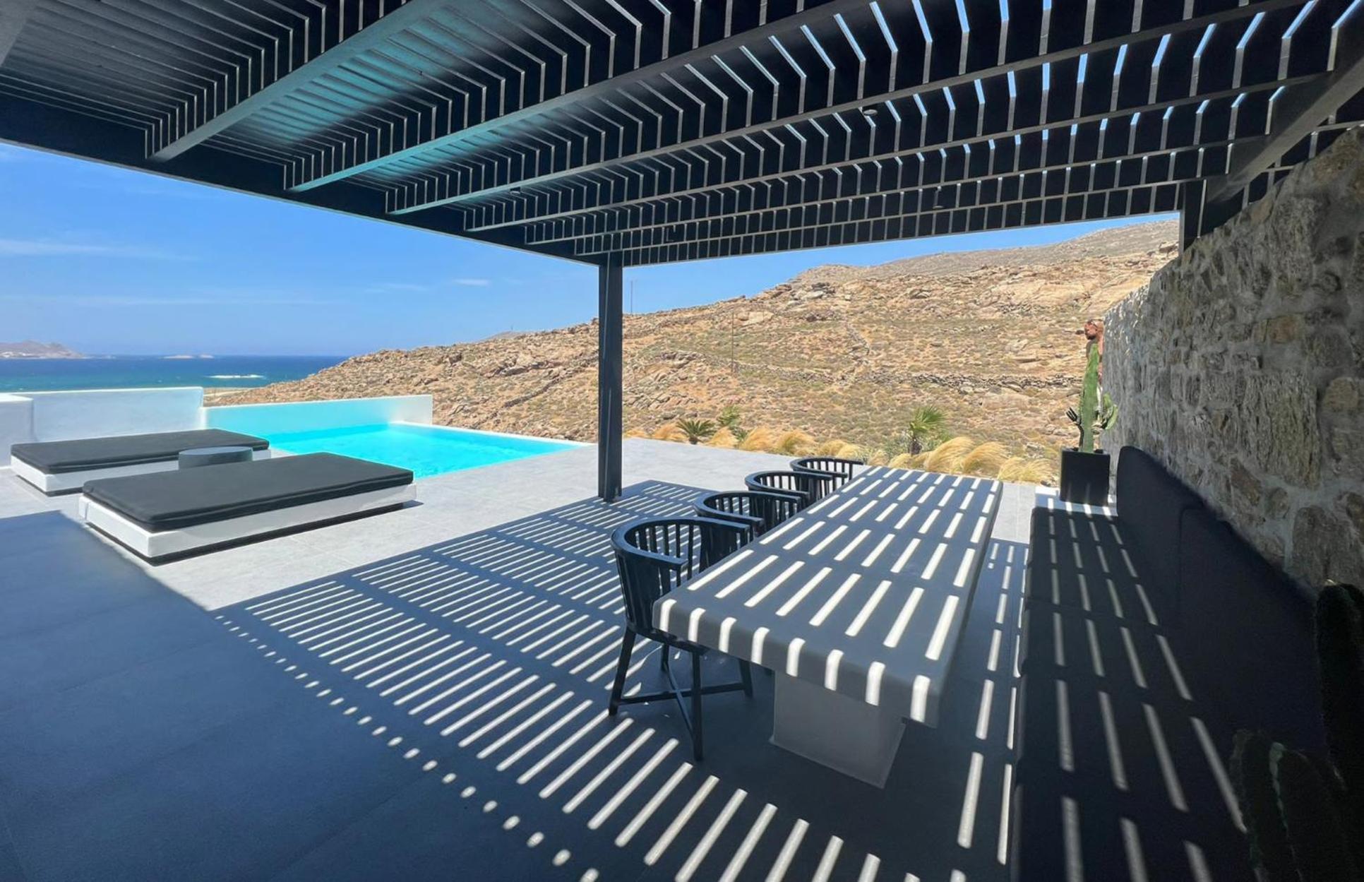 Black And White Villas Ftelia - Mykonos Mykonos Town Exteriör bild