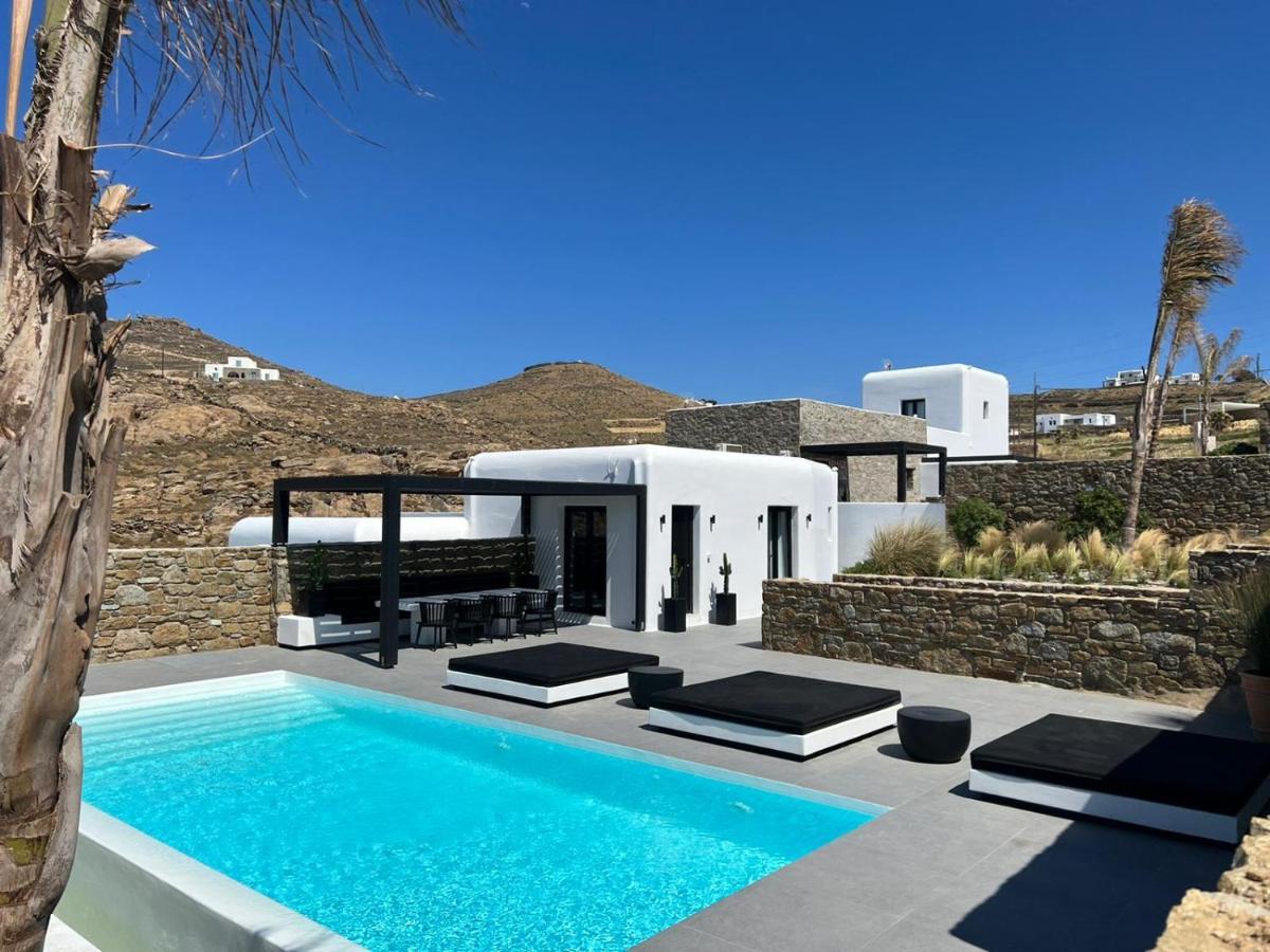 Black And White Villas Ftelia - Mykonos Mykonos Town Exteriör bild