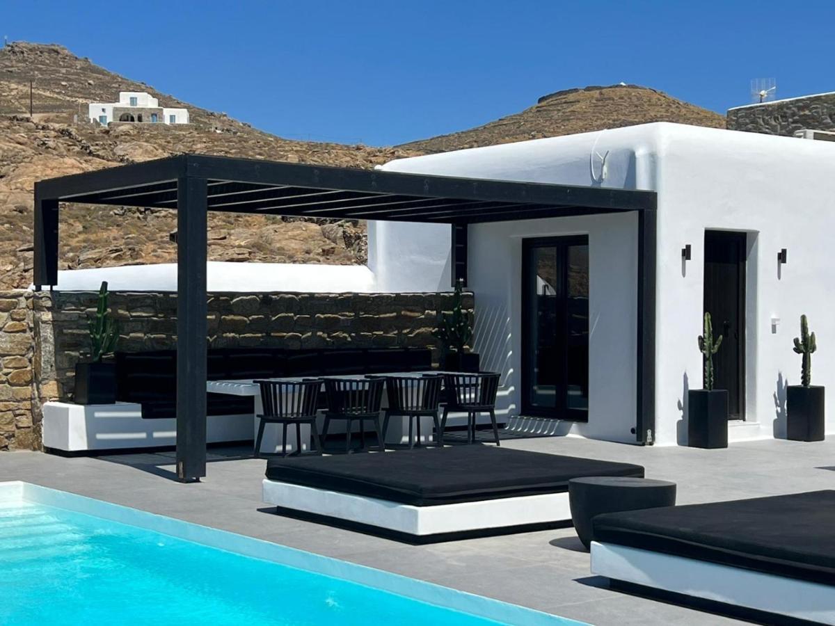 Black And White Villas Ftelia - Mykonos Mykonos Town Exteriör bild