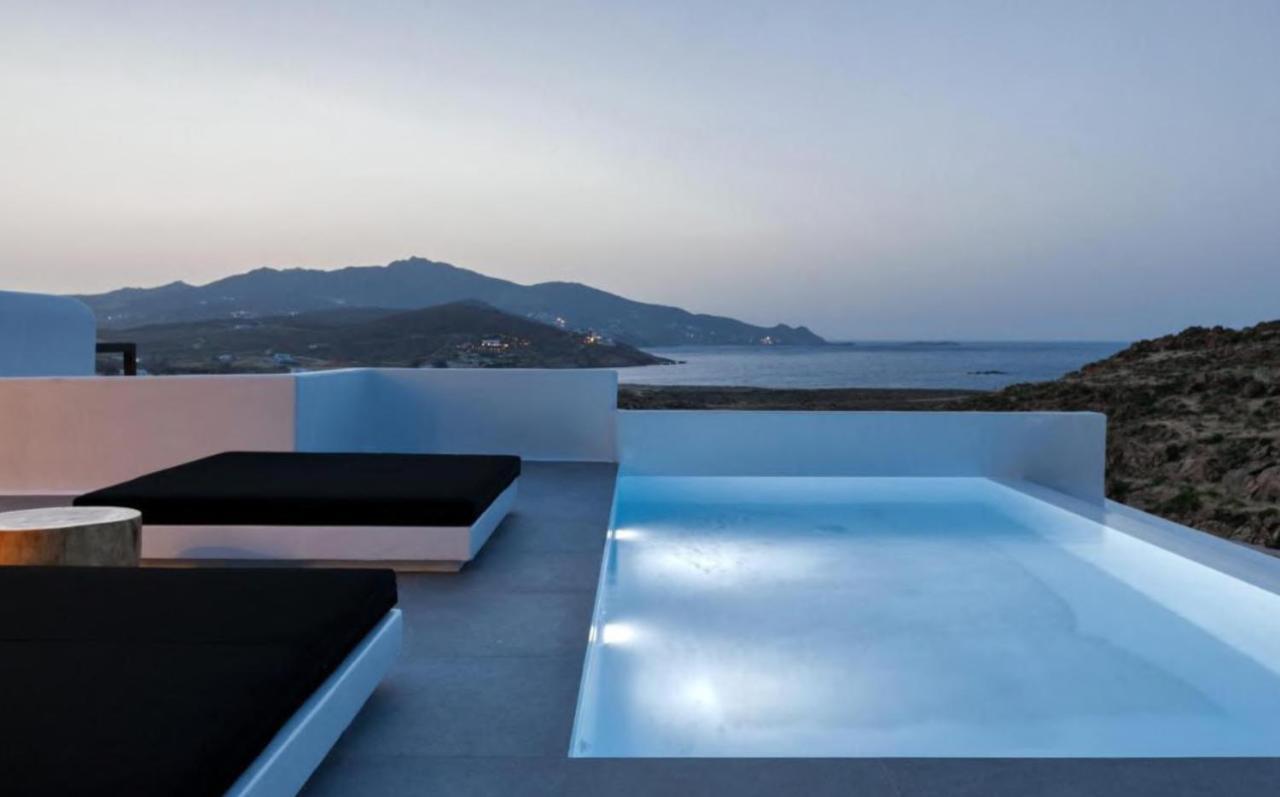 Black And White Villas Ftelia - Mykonos Mykonos Town Exteriör bild