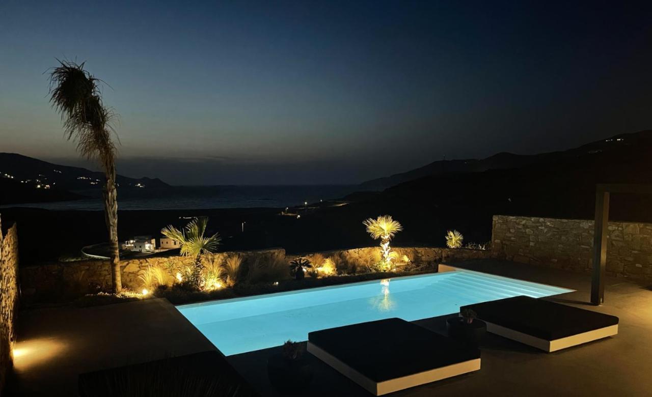 Black And White Villas Ftelia - Mykonos Mykonos Town Exteriör bild
