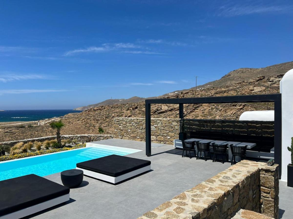 Black And White Villas Ftelia - Mykonos Mykonos Town Exteriör bild