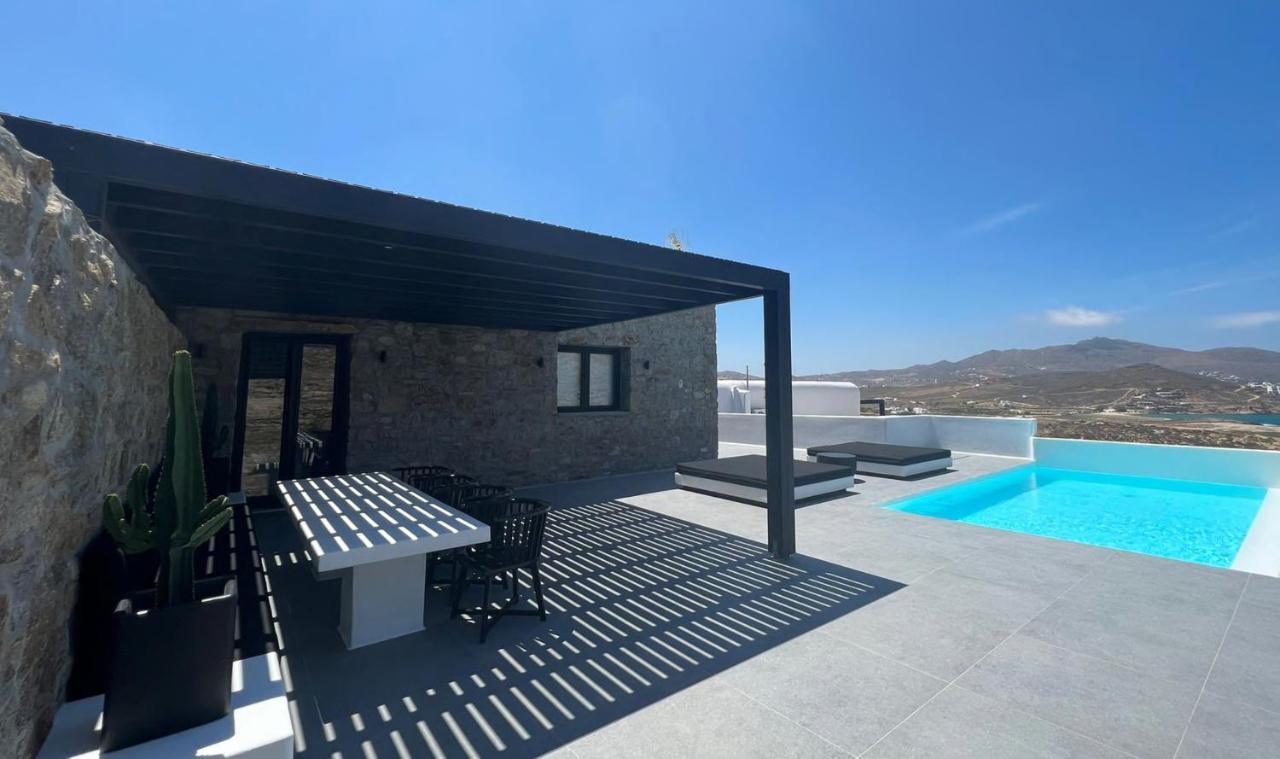 Black And White Villas Ftelia - Mykonos Mykonos Town Exteriör bild