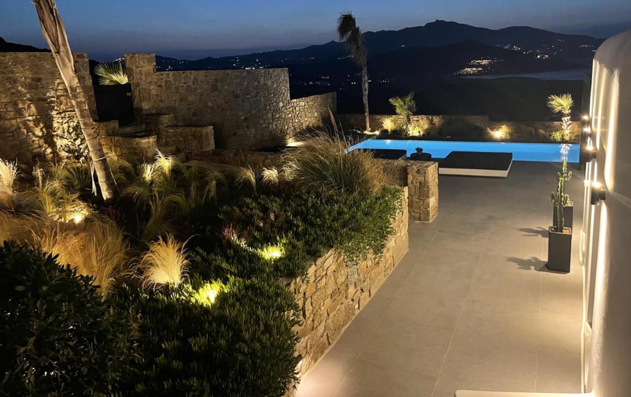 Black And White Villas Ftelia - Mykonos Mykonos Town Exteriör bild