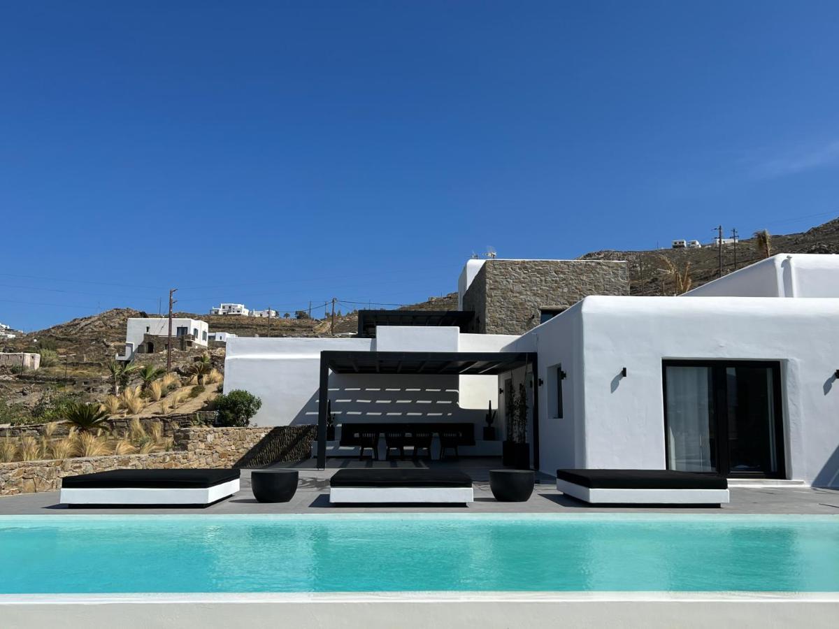 Black And White Villas Ftelia - Mykonos Mykonos Town Exteriör bild