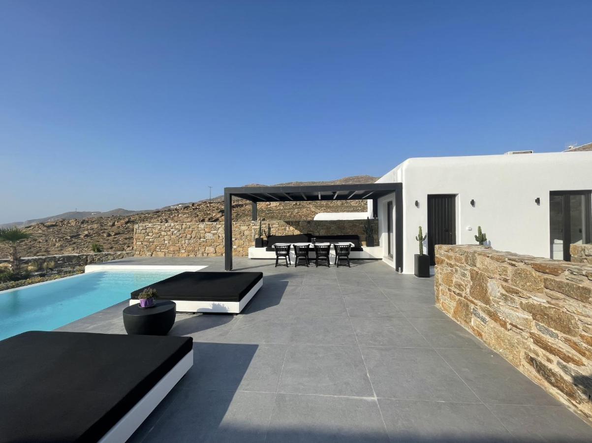 Black And White Villas Ftelia - Mykonos Mykonos Town Exteriör bild